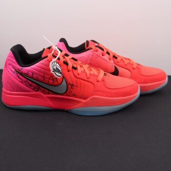 Red high-performance basketball shoes · Vibrant colorway sneakers · Cushioned and non-slip performance shoes