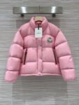 FW21 Pink Down Jacket – Lightweight Warm Puffer Coat Winter Fashion Outerwear