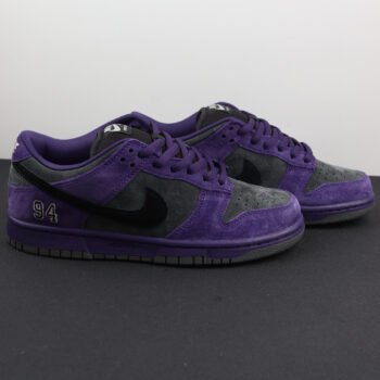 Limited Edition Street Skate Low Sneakers – Premium Suede Purple Style for Urban Fashion Lovers