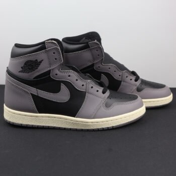 High-Top Retro Basketball Sneakers – Black and Grey Unisex Classic Street Shoes