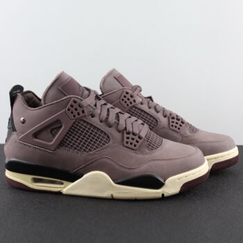 Violet Ore High-Top Retro Basketball Shoes – Premium Burgundy Court Sneakers for Men & Women