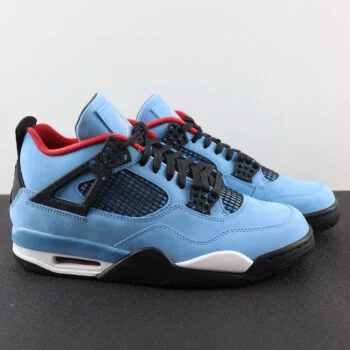 Ice Blue High-Top Retro Basketball Shoes – Street Style Court Sneakers for Men & Women
