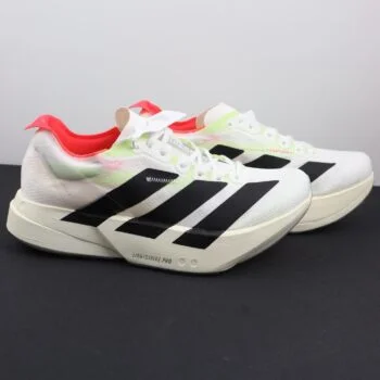 Adizero Pro 4 White Running Shoes – Lightweight Cushioning Performance Trainers for Men & Women