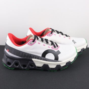 Lightweight Performance Running Shoes – White & Black Cloud Cushion Trainers