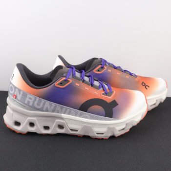 Lightweight Cushion Running Shoes – Orange & White Cloud Energy Trainers