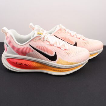 Lightweight Cushion Running Shoes – White & Orange Energy Return Trainers