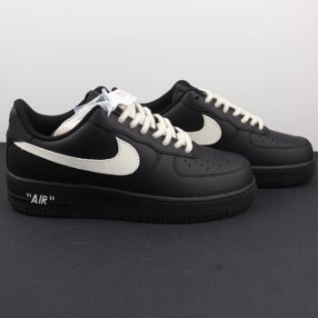 Black Cream Low-Top Sneakers – Unisex Streetwear Casual Leather Shoes