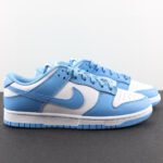 University Blue and White Low-Top Sneakers – Unisex Retro Streetwear Casual Shoes